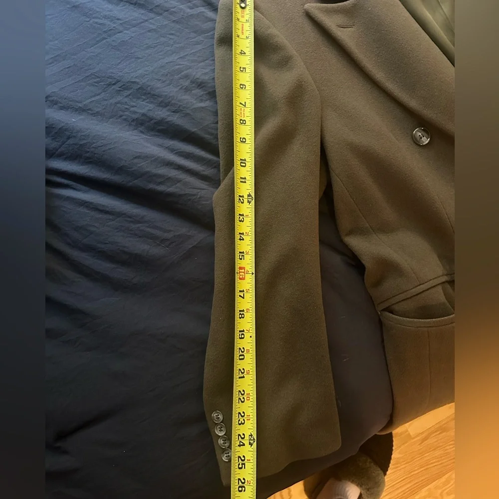 Dior Double-Breasted Long Trench Coat in Dark Brown